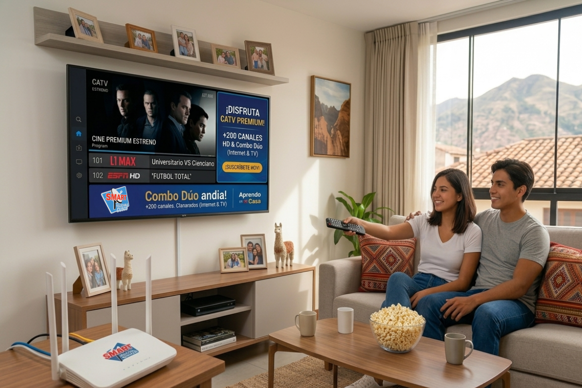 Servicio de CATV y entretenimiento de Telecable Smart Cusco
